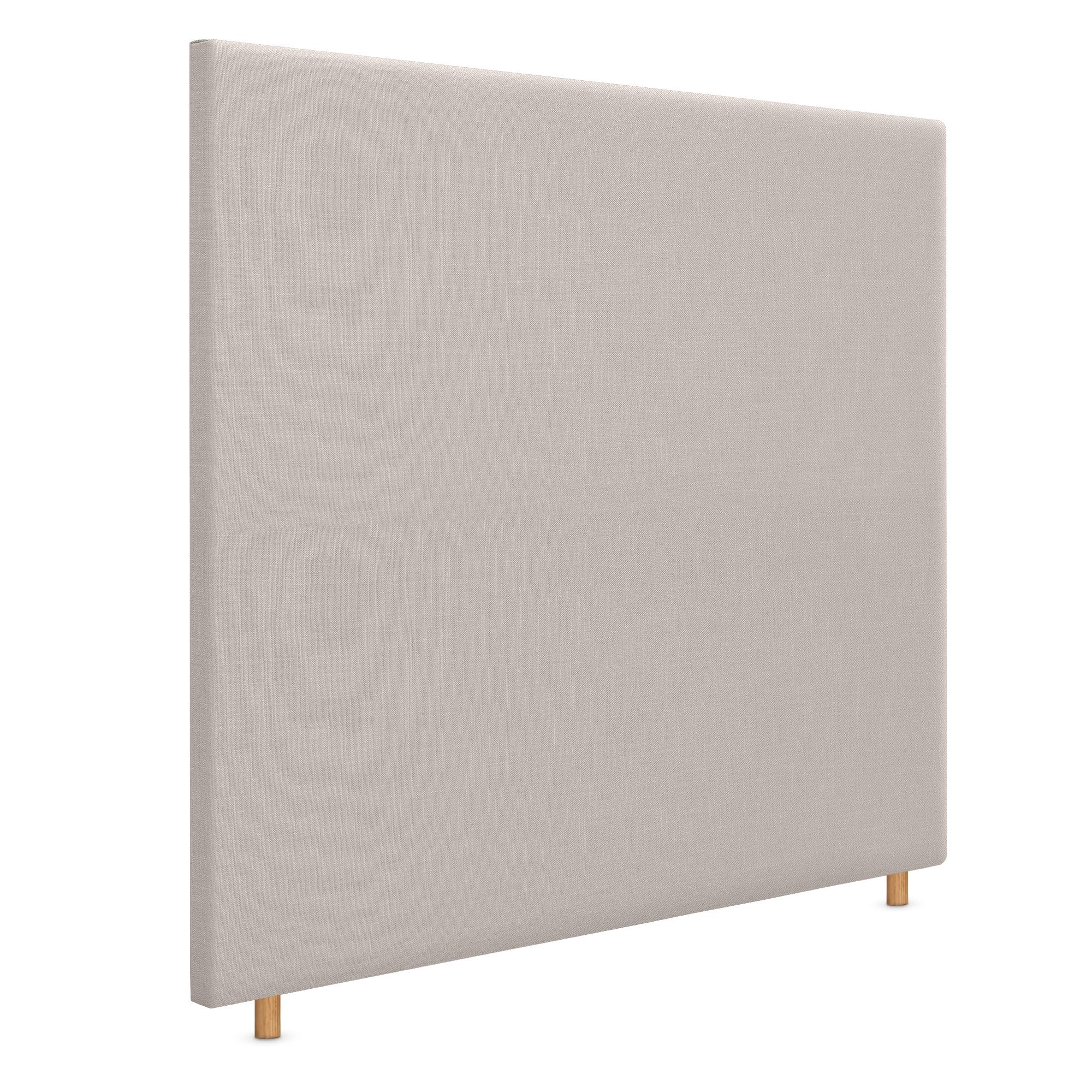 DHOME Cabecero de Lino Natural Liso hasta el Suelo con 8cm de Grosor Cabezal Tapizado Cama Dormitorio Moderno Top Trending (Beige, 150cm (Camas 150))