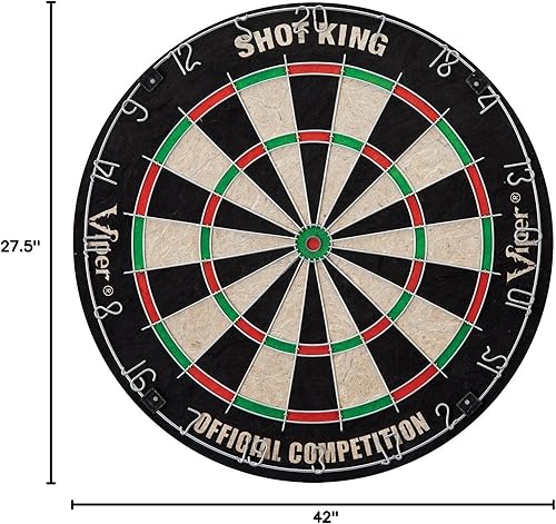 Vista 40 de Viper metropolitan conjunto de tablero de sisal/cerda para dardos de punta de acero y gabinete. Espresso Finish
