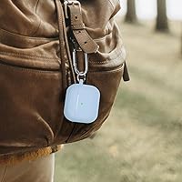 Vista 370 de Funda para AirPods Pro con kit de limpieza, funda de silicona suave para Apple AirPod Pro de 1ª/2ª generación, accesorios de funda AirPods Pro/Pro 2