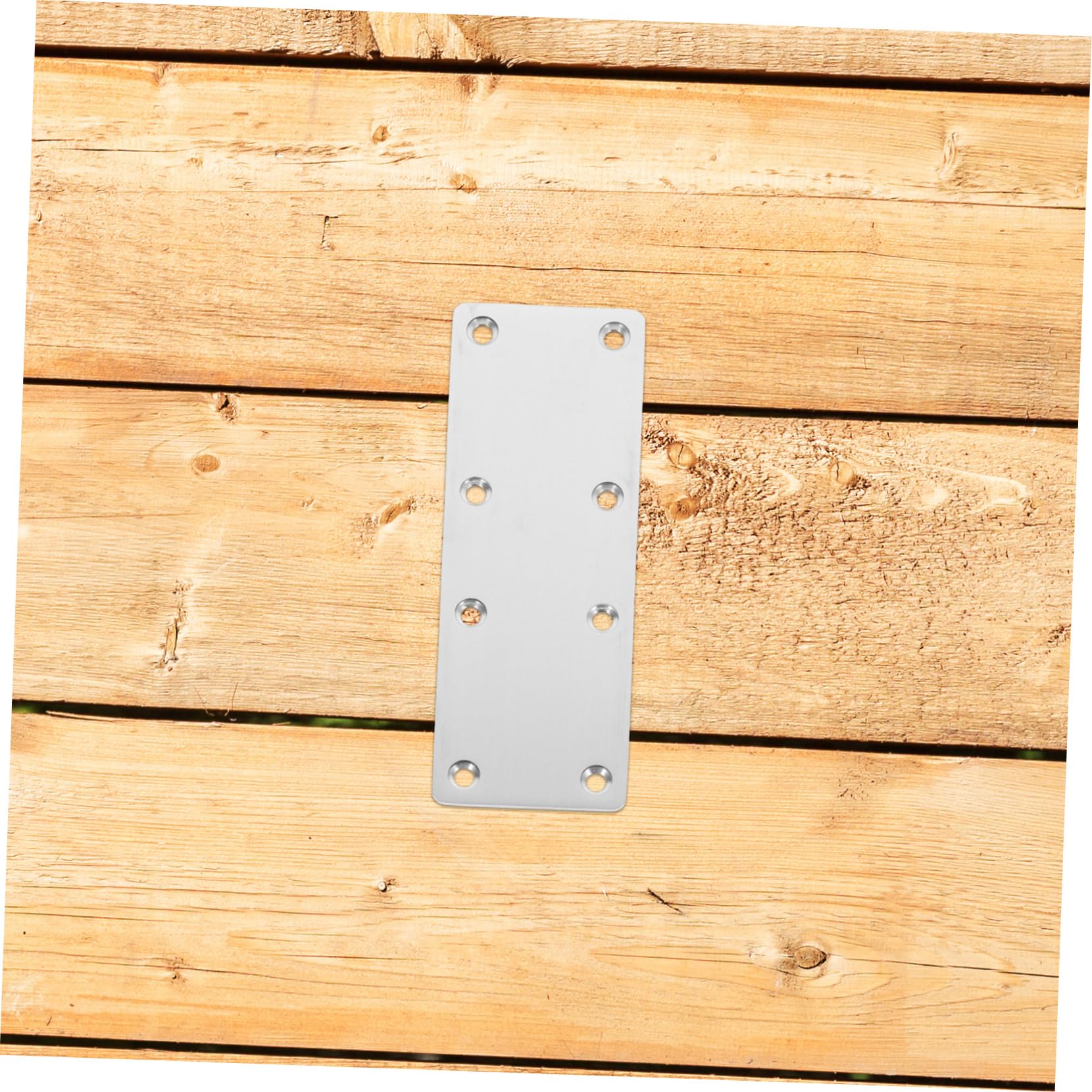 FUNOMOCYA Stainless Steel Fixed Angle Support Flat for Wood Mending Plates Metal Plate