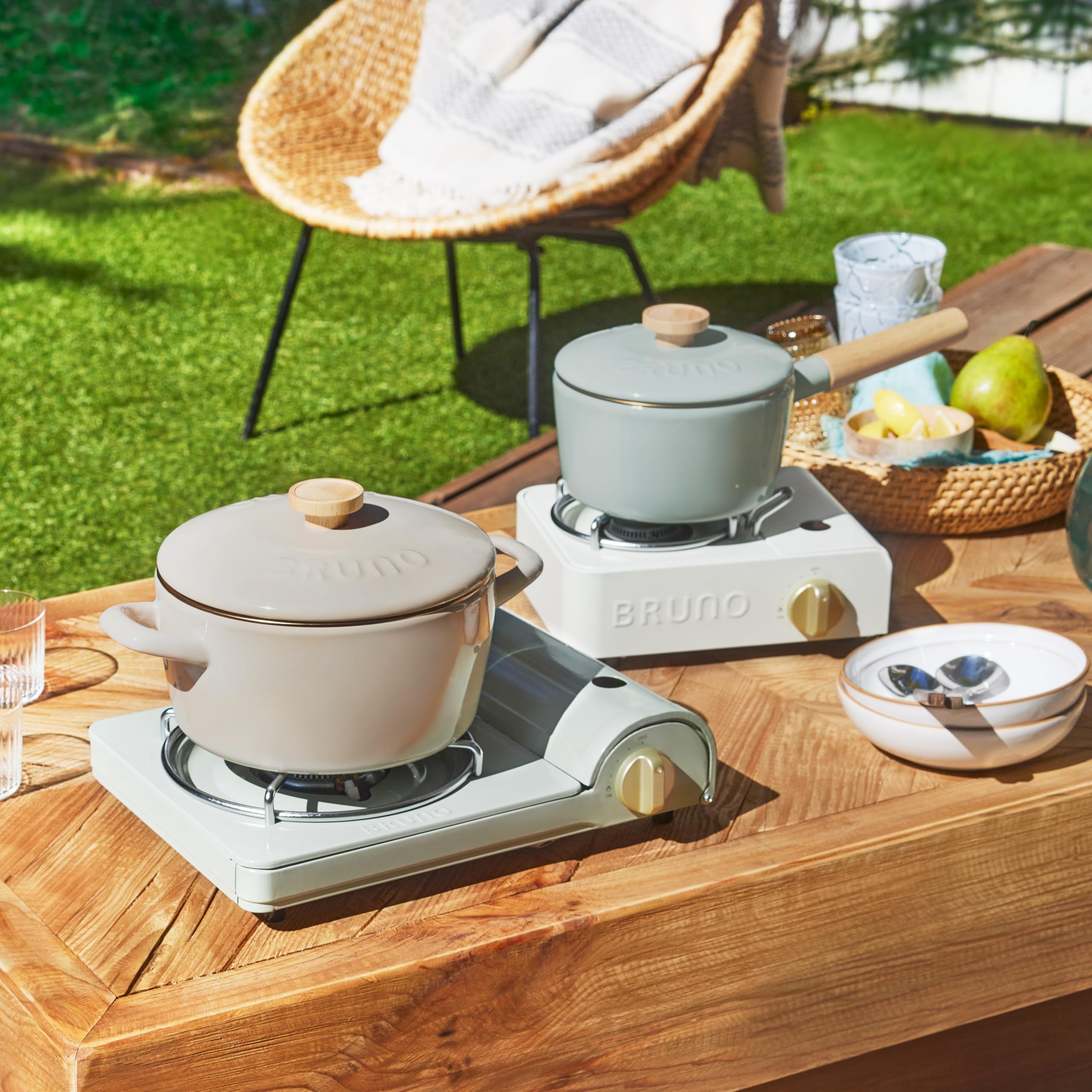 Amazon | [ブルーノ] 富士ホーロー 両手鍋 20cm BHK280 【6760926