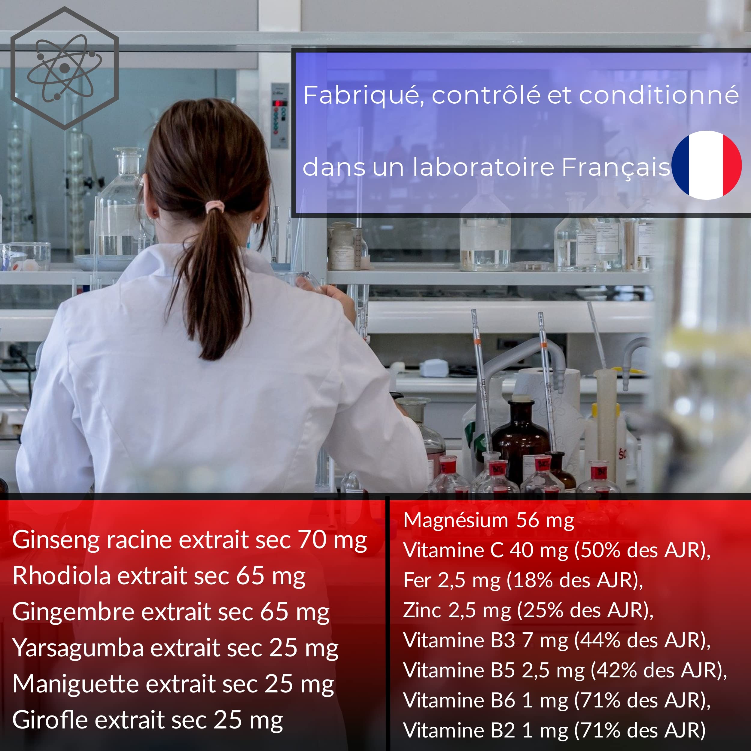 Cure aphrodisiaque puissant pour homme érection naturel - 20 Gélules - Stimulant Certifié/Fabriqué en FRANCE - Energie endurance et résistance - Complément alimentaire - Boost - libido Couple - Sexuel