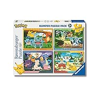 Ravensburger - Pokémon 4 x 100 Pezzi | Puzzle Bambini 5 Anni In Su | Puzzle 100 Pezzi