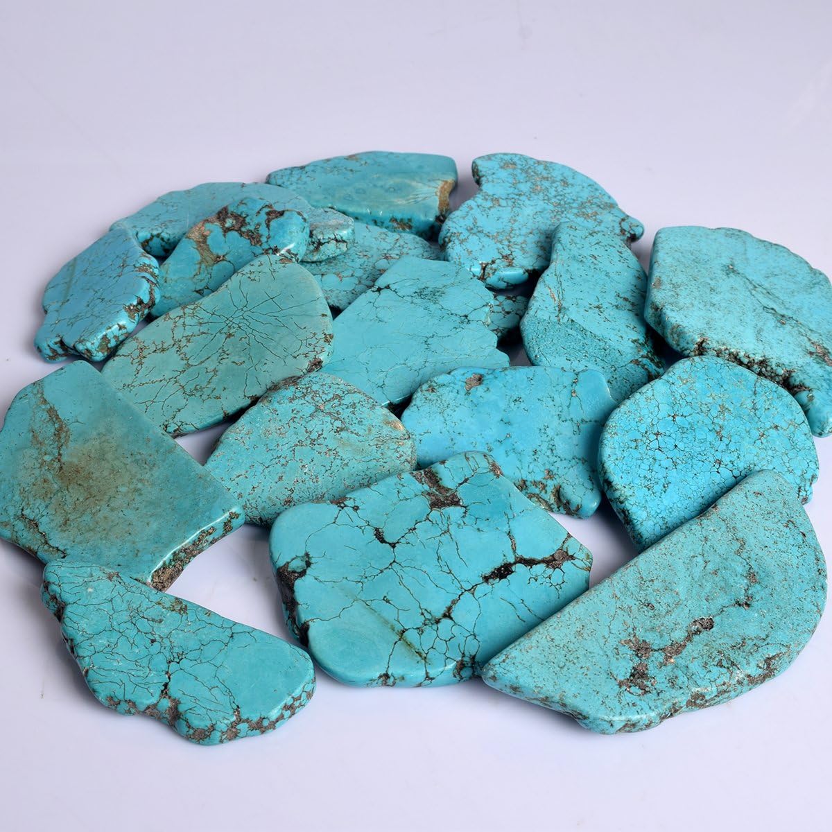 Natural Blue Turquoise 300-400 Ct. Arizona Blue Turquoise Raw Rough, Crystal Healing Blue Turquoise, Turquoise Loose Gemstone Per Piece image 2