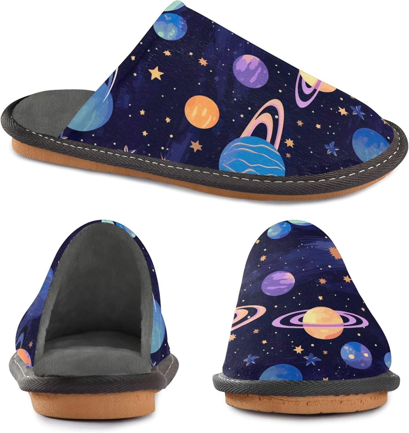 House Slippers – Cozy Fuzzy Slippers for Guests, Washable & Disposable, Perfect for Shoeless Home, Spa & Hotel Use A110671