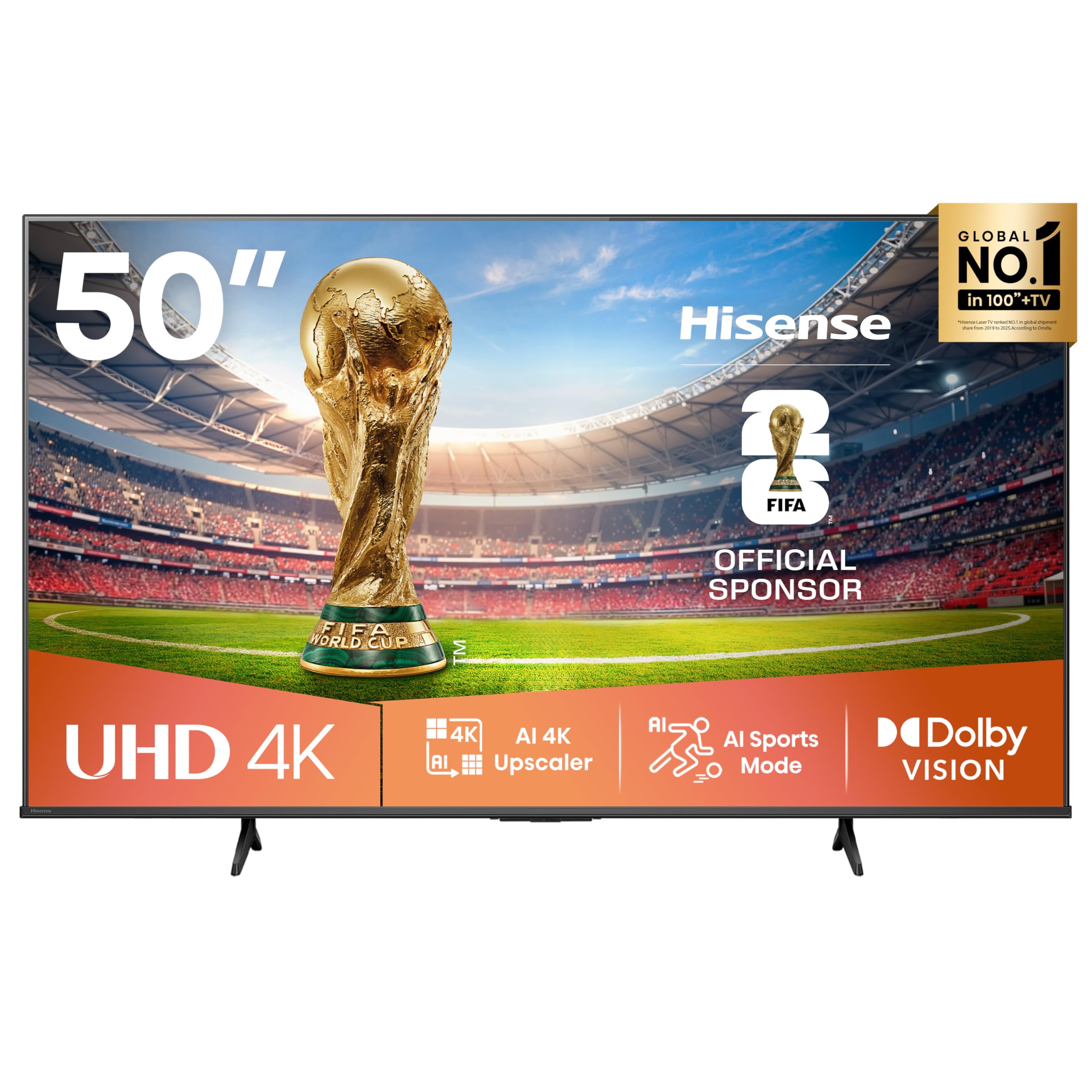 Hisense LED 50" 50A6Q UltraHD 4K Dolby Audio VIDAA