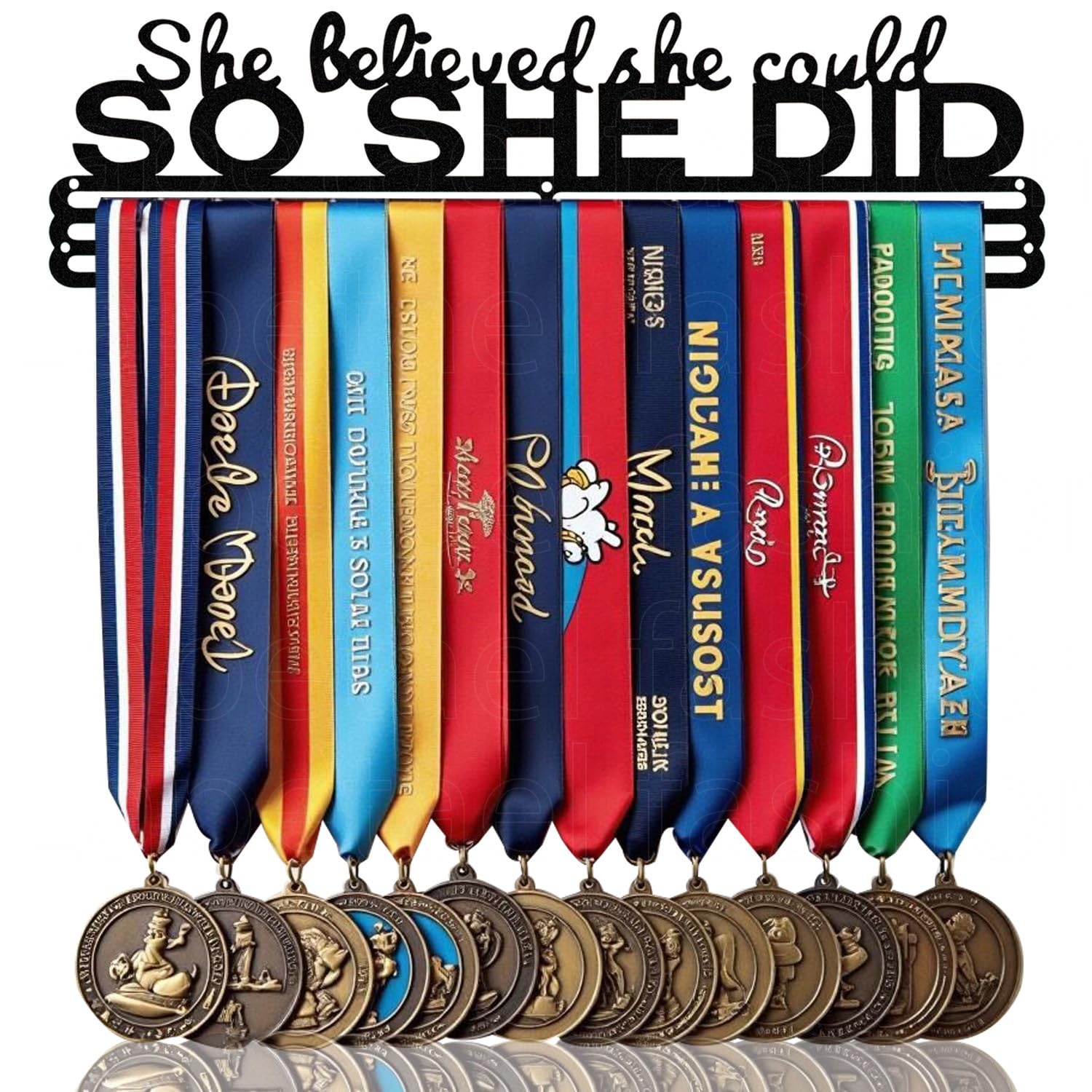 Race Medal Holder Wall Hanger,Marathon Medal Display and Runner Medal Hanger Display,Running Medal Display, Running Medal Hanger Display,Medal Holder for Wall, Sports Medal Hanger Display Gifts