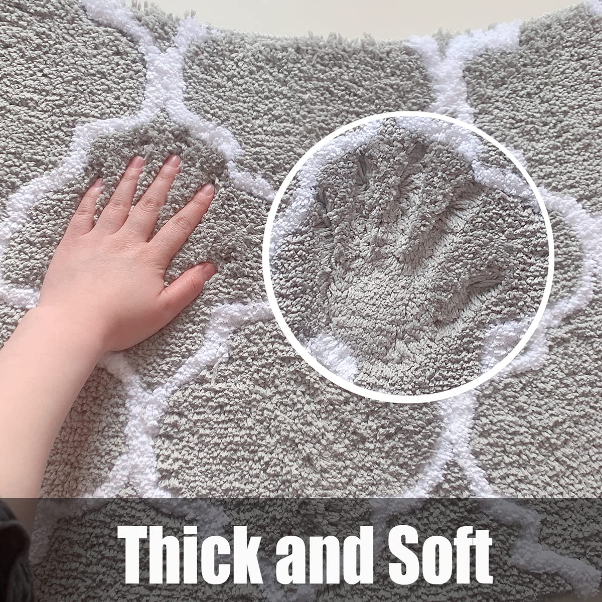 Tappetino Doccia Angolare Antiscivolo - Microfibra, 45x100 Cm, Imbottito, Lavabile - Foto 10