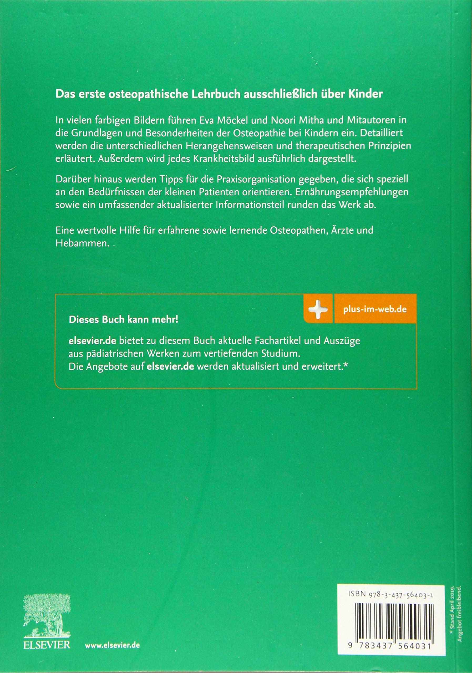 Handbuch der pädiatrischen Osteopathie: mit Zugang zum Elsevier-Portal