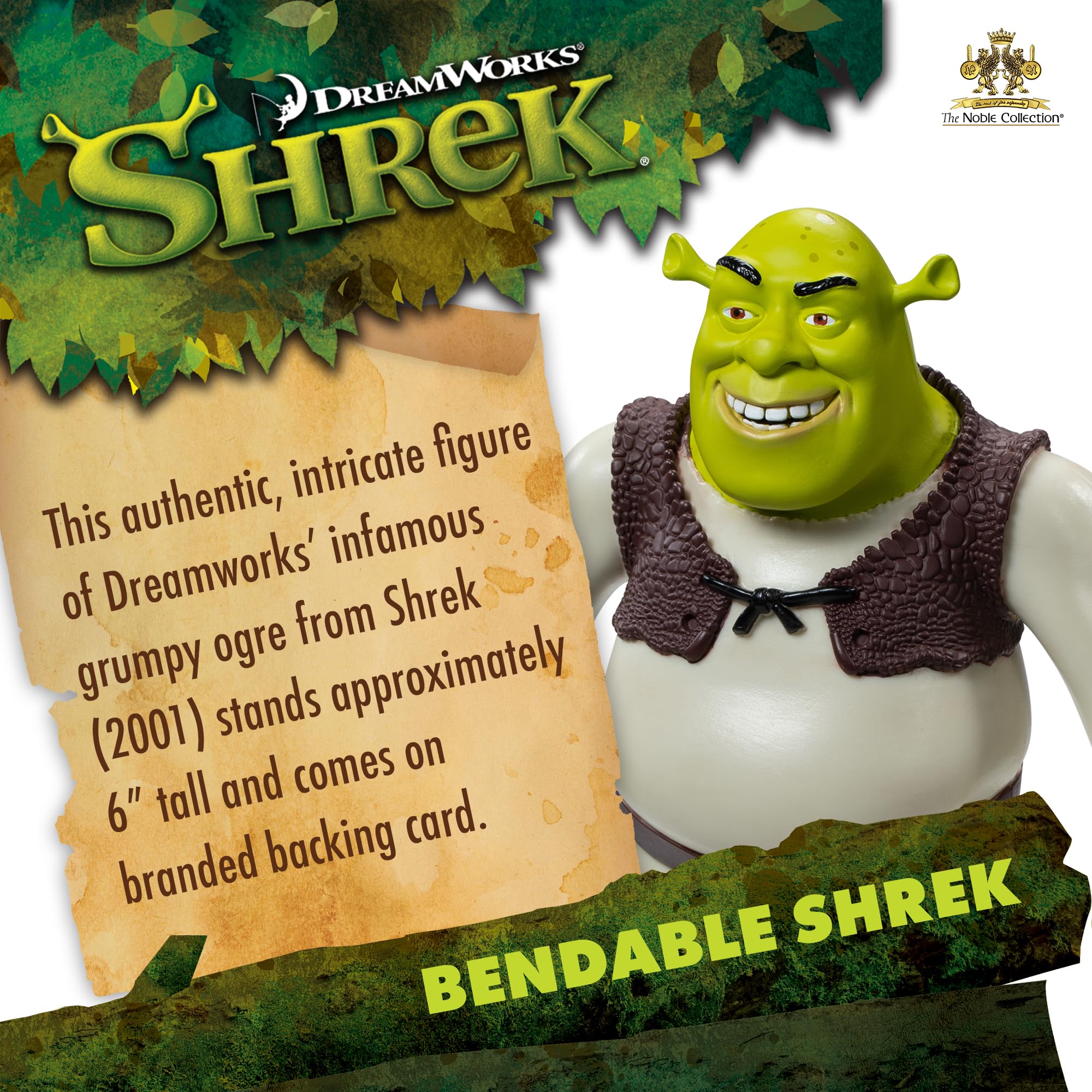 The Noble Collection Shrek Bendable, Green - Image 4