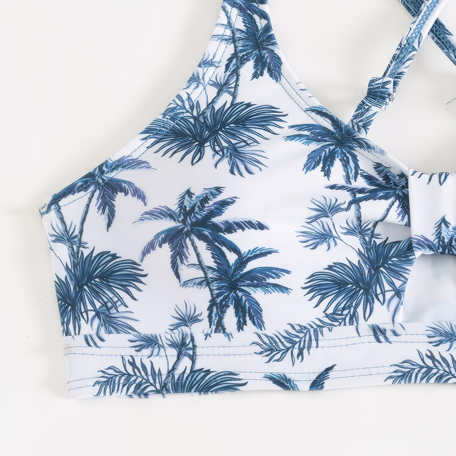 Girls Swimsuit Bathing Suits Bikini Set 3 Piece Girls' Swimwear Bathing Suit with Cover Up Skirt 7-16T - Image 2