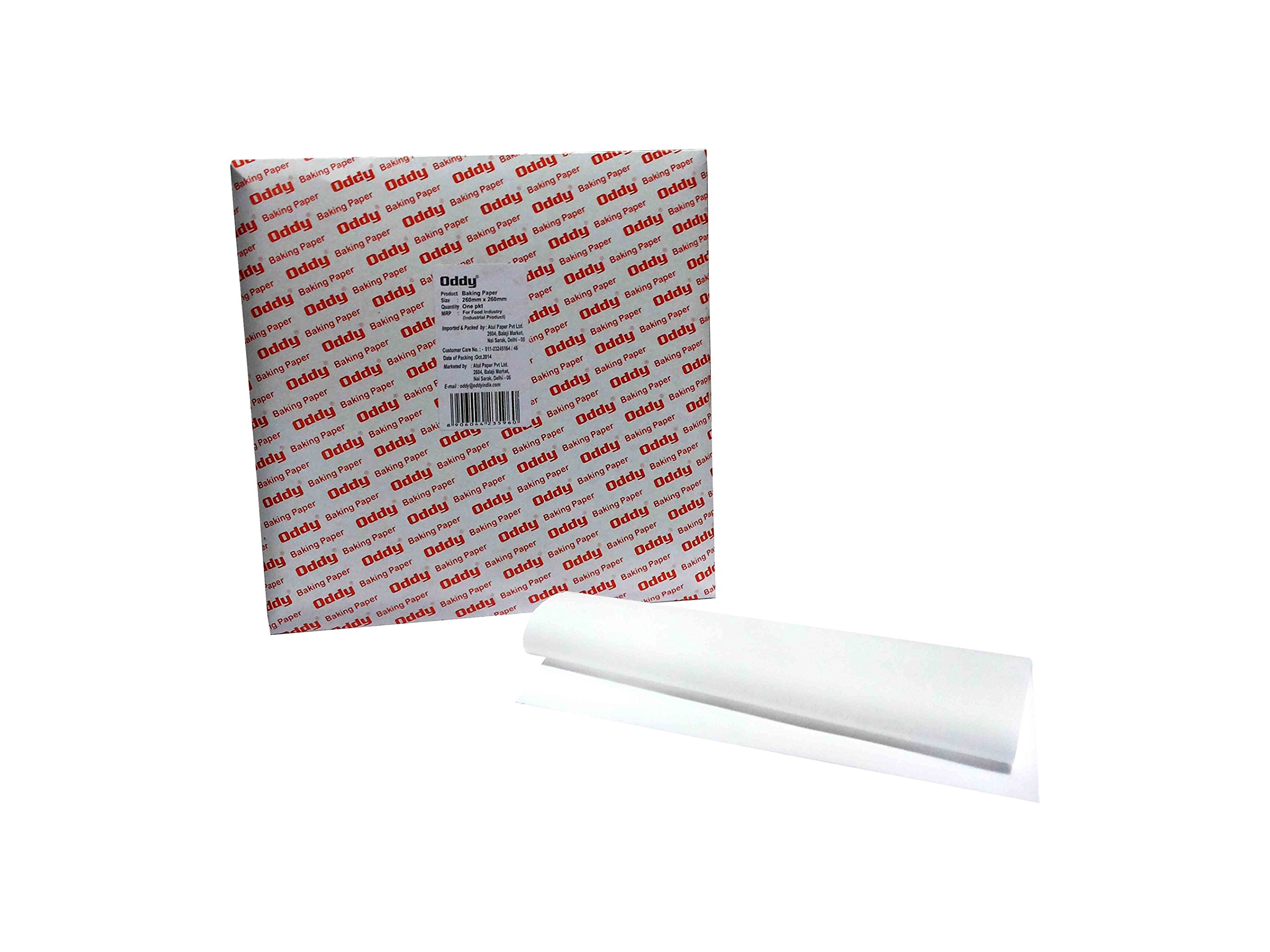 Oddy Ecobake Baking & Cooking Paper Sheets, Size: 23 X 23 Cm (Pack of 250 Sheets)