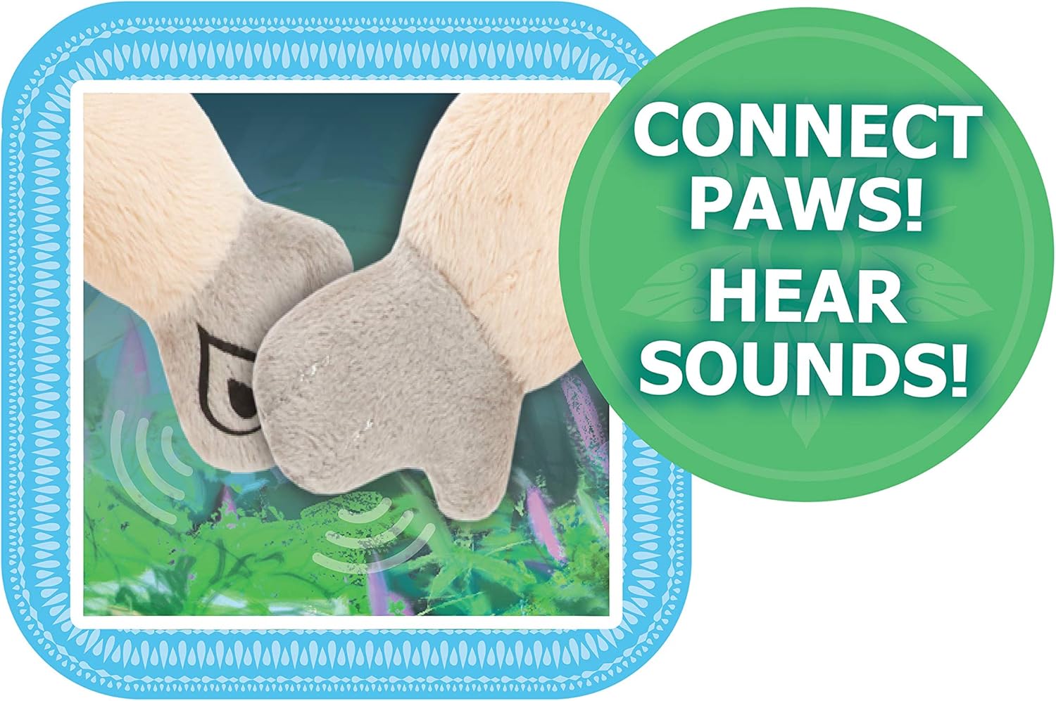 Disney Raya and the Last Dragon Chattering Ongis Plush, 3-piece set, connecting stuffed animals with sound, Officially Licensed Kids Toys for Ages 3 Up by Just Play