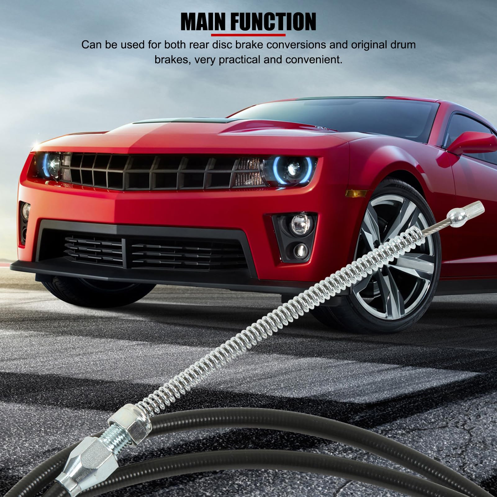 ACDelco® 18P2027 - Gold™ Steel Front Parking Brake Cable