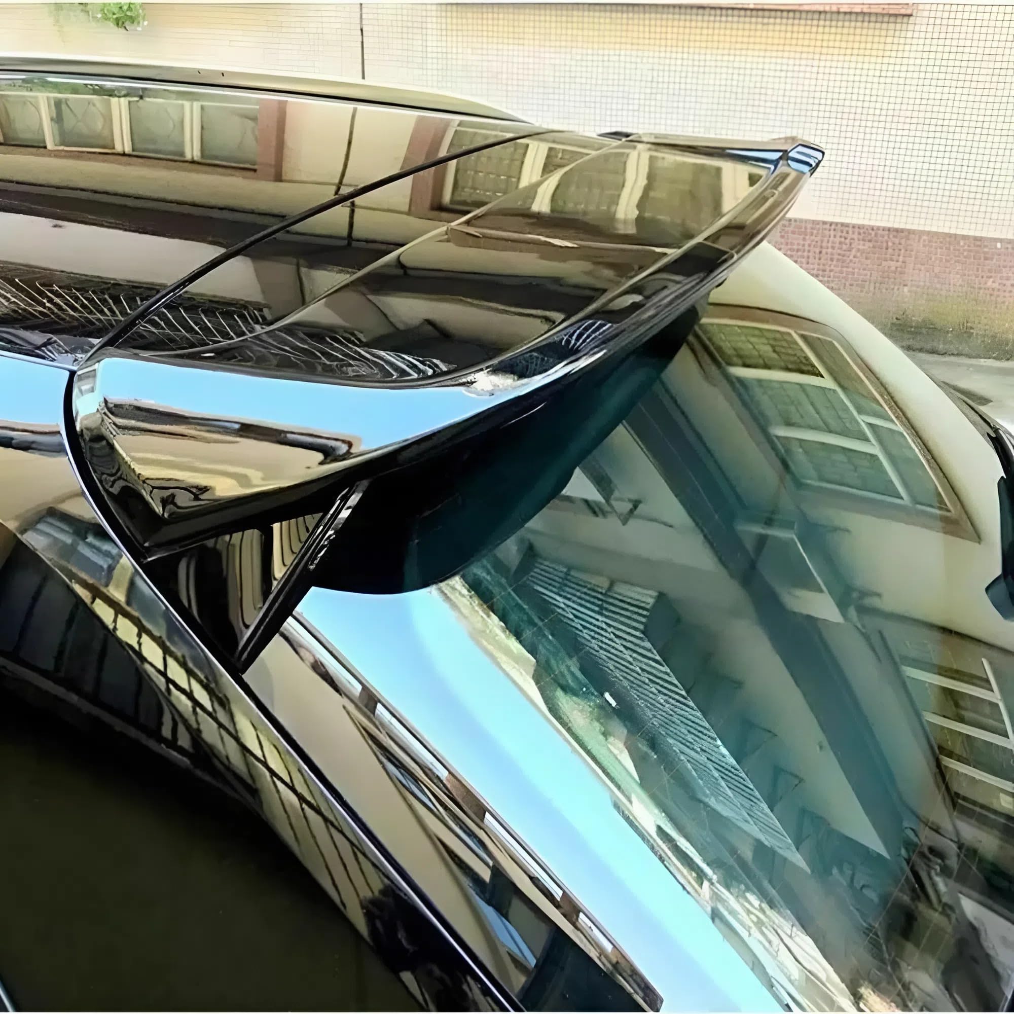 Alerón trasero para Audi A3 (8 V) 5 puertas Hatchback 2014-2020 lacado piano negro ABS