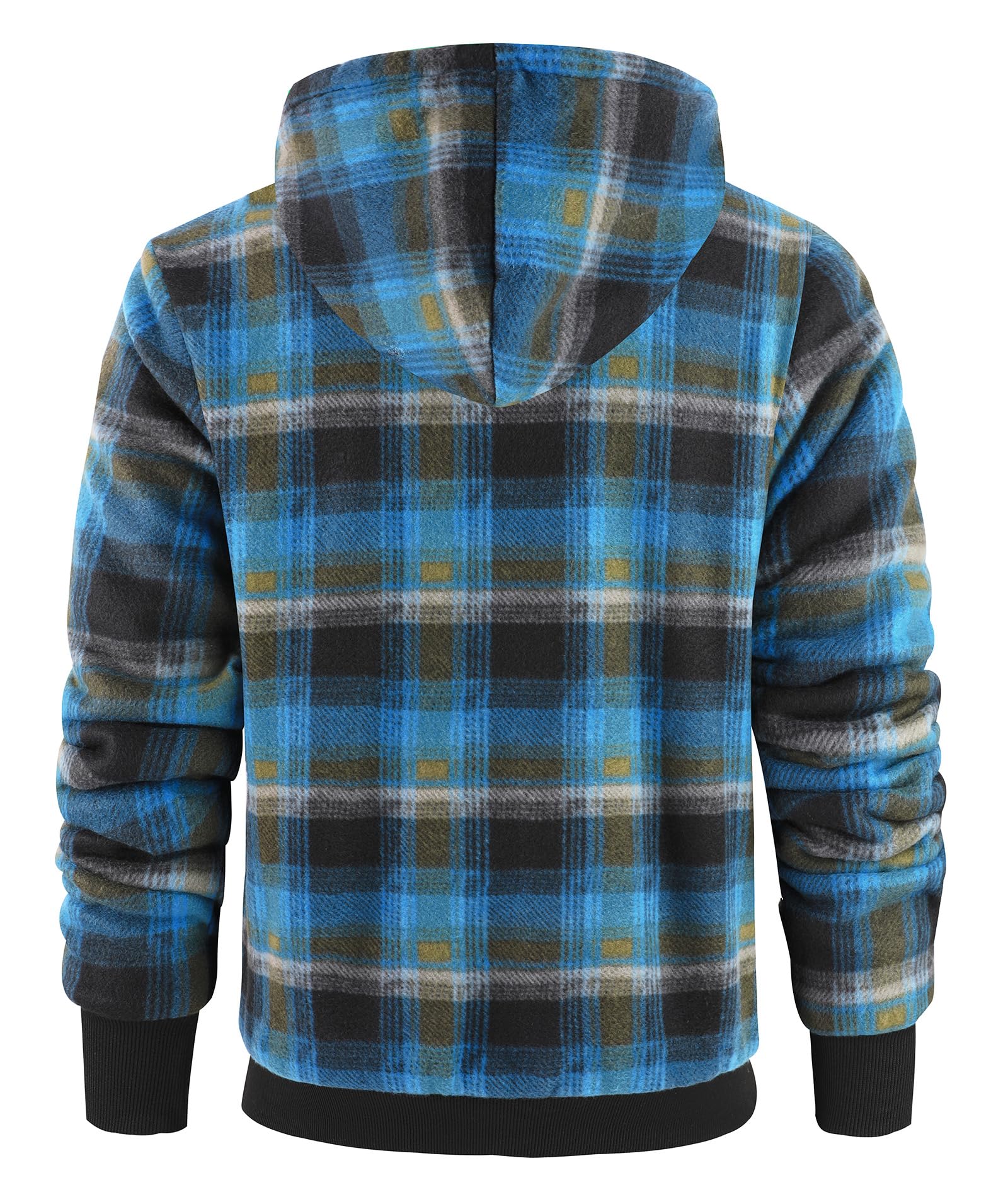 geeksport geeksport geeksport geeksport Felpa da Uomo con Cappuccio e Full Zip Fleece Hoodies for Men Sportive Inverno