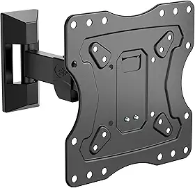 ELG, FULL20, Suporte de Parede Multiarticulado com Movimentação Total para TVs de 15'' a 58'', Padrão VESA de 75x75 até 200x200, Capacidade Máxima 30 kg, Preto