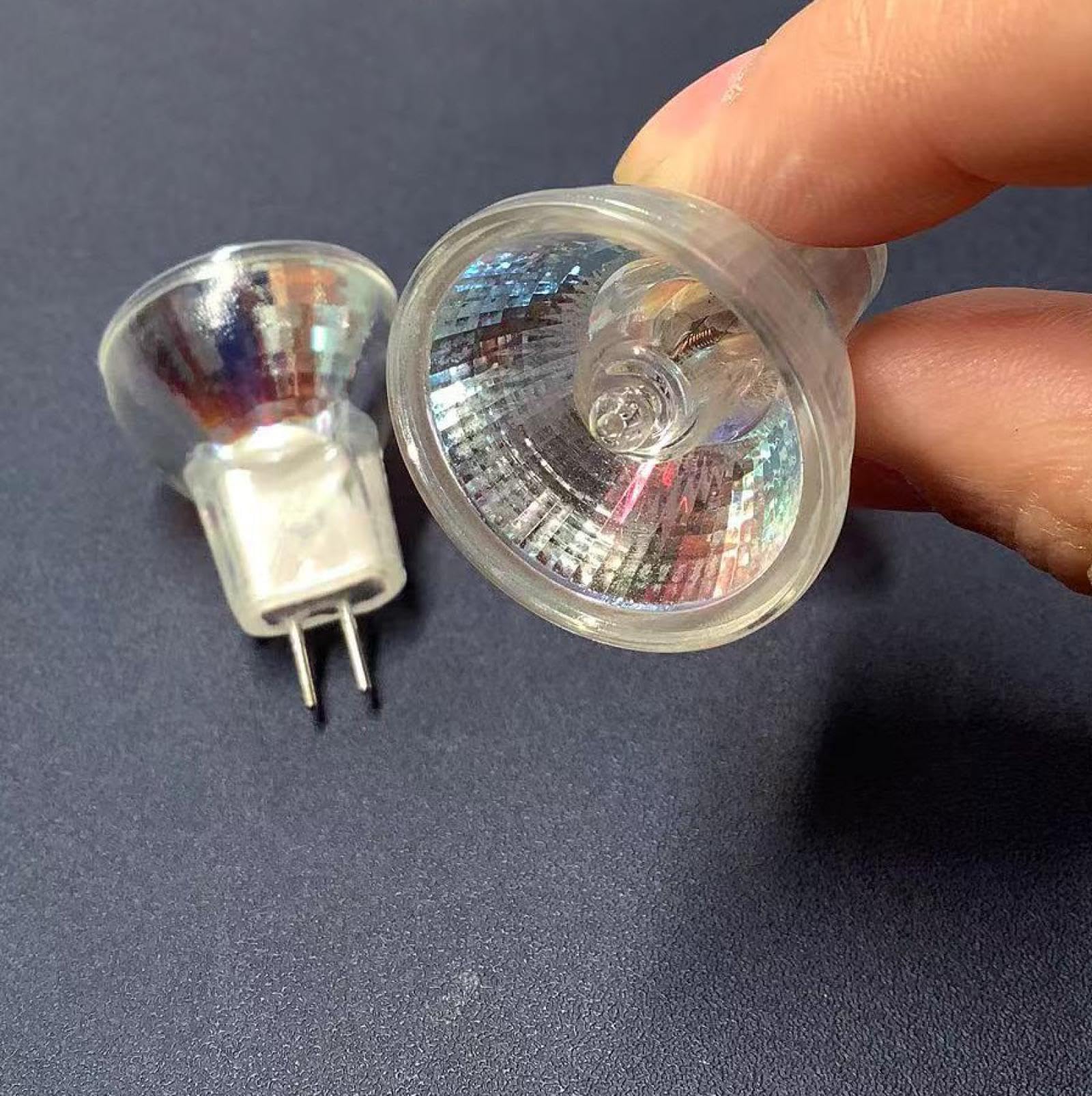 6PCS Reflektor Strahler MR8 5W 12V MR8 Halogenlampe Dimmbar Warmweiß 2700K für Einbauleuchte,Schienenleuchte