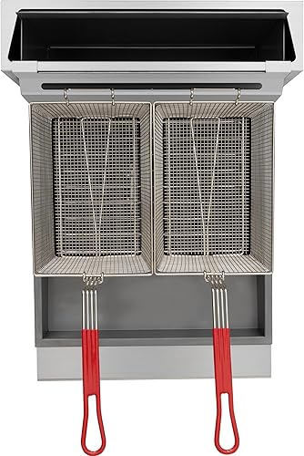 Miniatura 6 de KoolMore Freidora comercial de propano líquido de pie de 75 libras con 150,000 BTU en acero inoxidable, certificación ETL (KM-FDF75-LP)