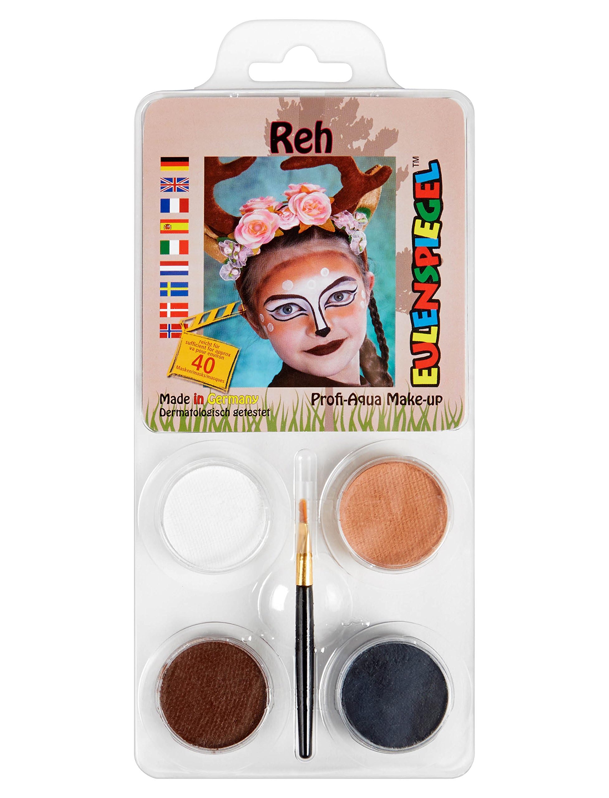 EULENSPIEGEL Schmink Set Reh 5 Teile