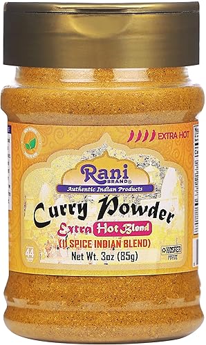 Miniatura 23 de Pasta de curry Rani CALIENTE (pasta de especias) tarro de vidrio de 10.5 onzas (10.58 oz) ~ Sin colores Totalmente natural Sin OMG Kosher