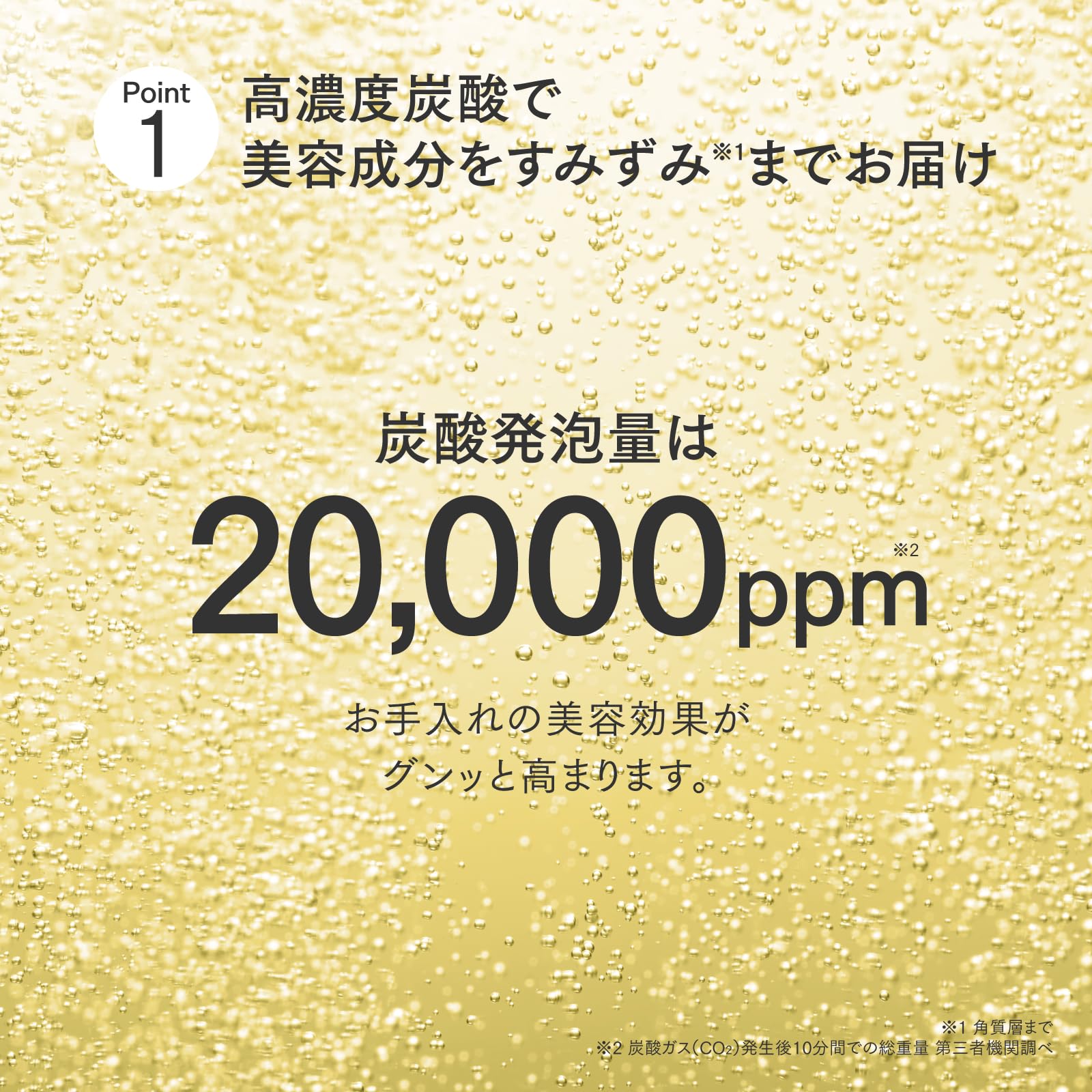 Amazon.co.jp: 炭酸パック 泡パック 20,000ppm 無香料 無着色 無鉱物油