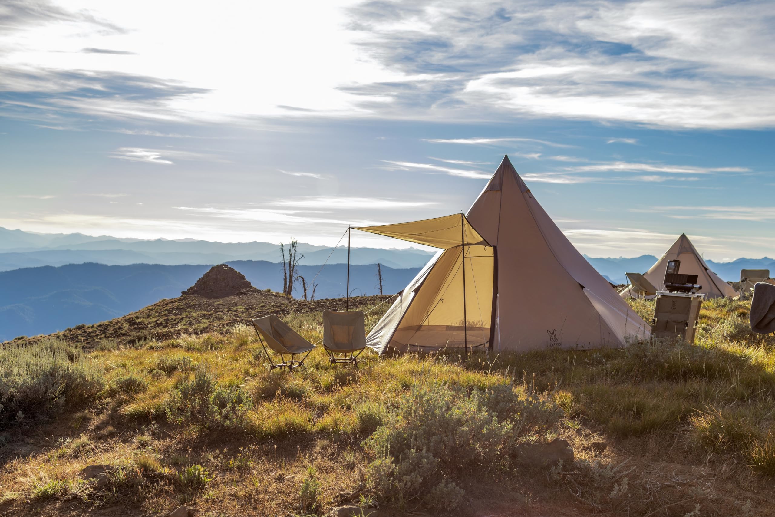 DOD Ichi One Pole Tent | A Roomy Teepee/Tipi Style Tents for