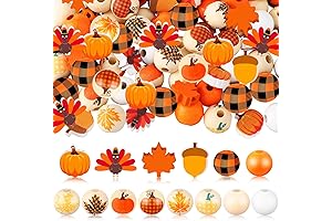 DIY Thanksgiving Fall Wooden Bead Garland Kit