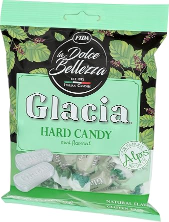 Fida Italian Hard Candy - Glacia Mints, 4.5oz