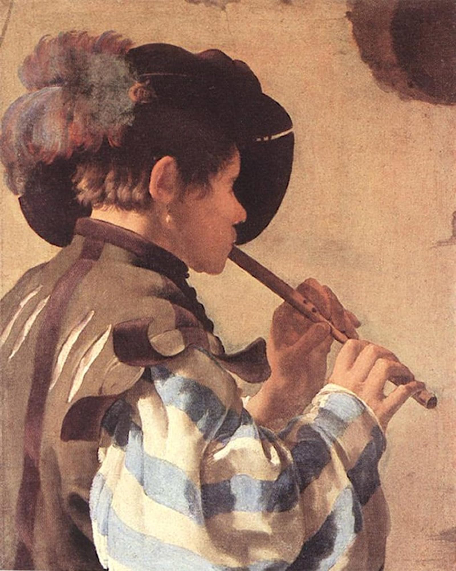POSTERIIk Famous Animal Posters Vintage Picture The Flute Player Hendrick Terbrugghen Modern Wall Decor for Home Decor 60x90cm