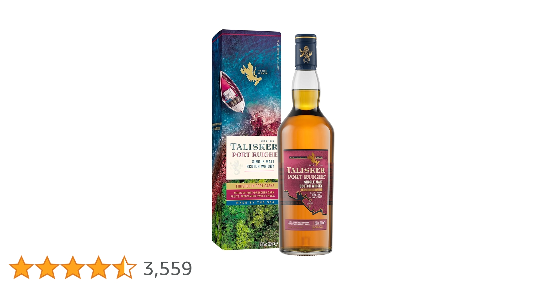 TALISKER 10年&PORT RUIGHE セット　タリスカー　ウィスキー Amazon.co.jp: タリスカー ポートリー 箱入り [ ウイスキー