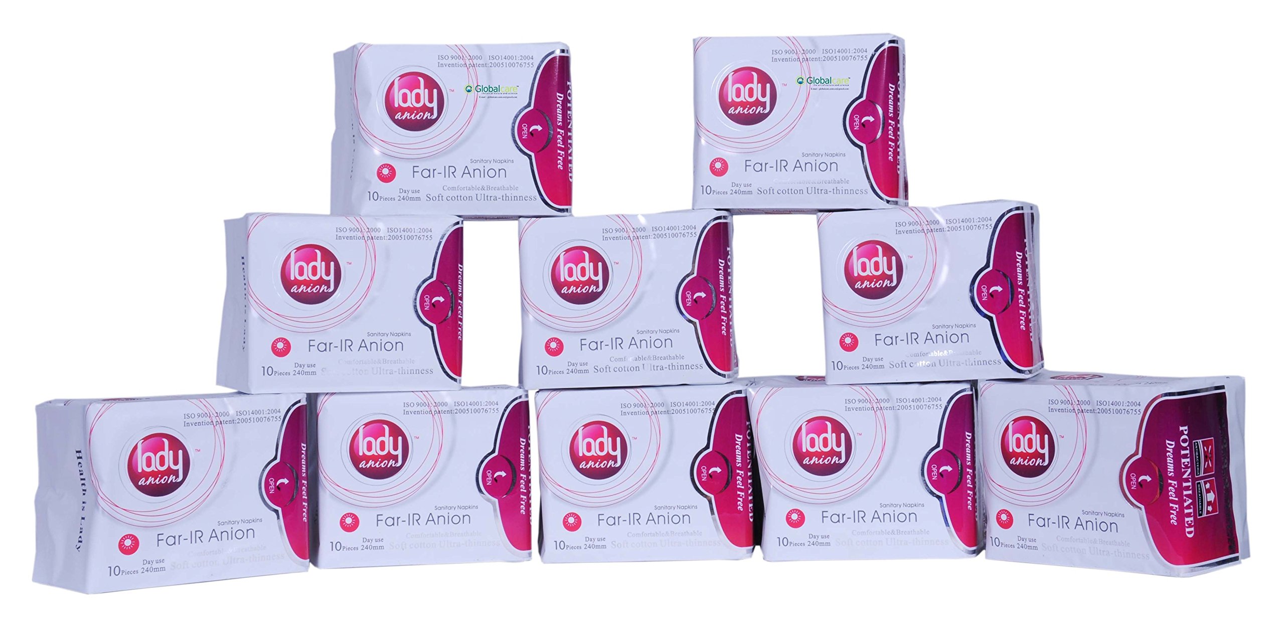 Lady Anion Sanitary Napkins, Day Use Pack of 10 (B01M6YV5GW) Amazon Price History, Amazon Price Tracker