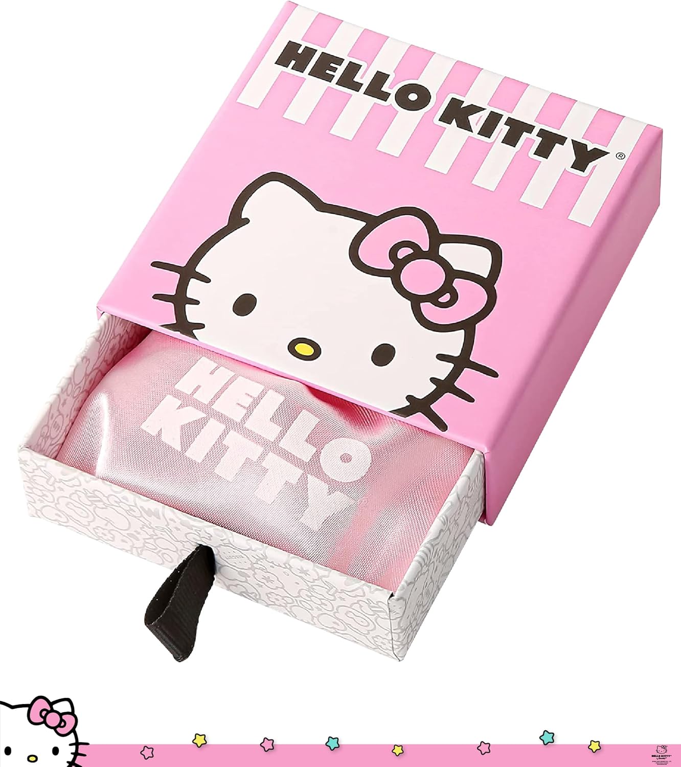 Hello Kitty Gold Lariat Bracelets for Women – Officially Licensed Sanrio Jewelry with CZ, Pearls & Pendant Styles - Image 6