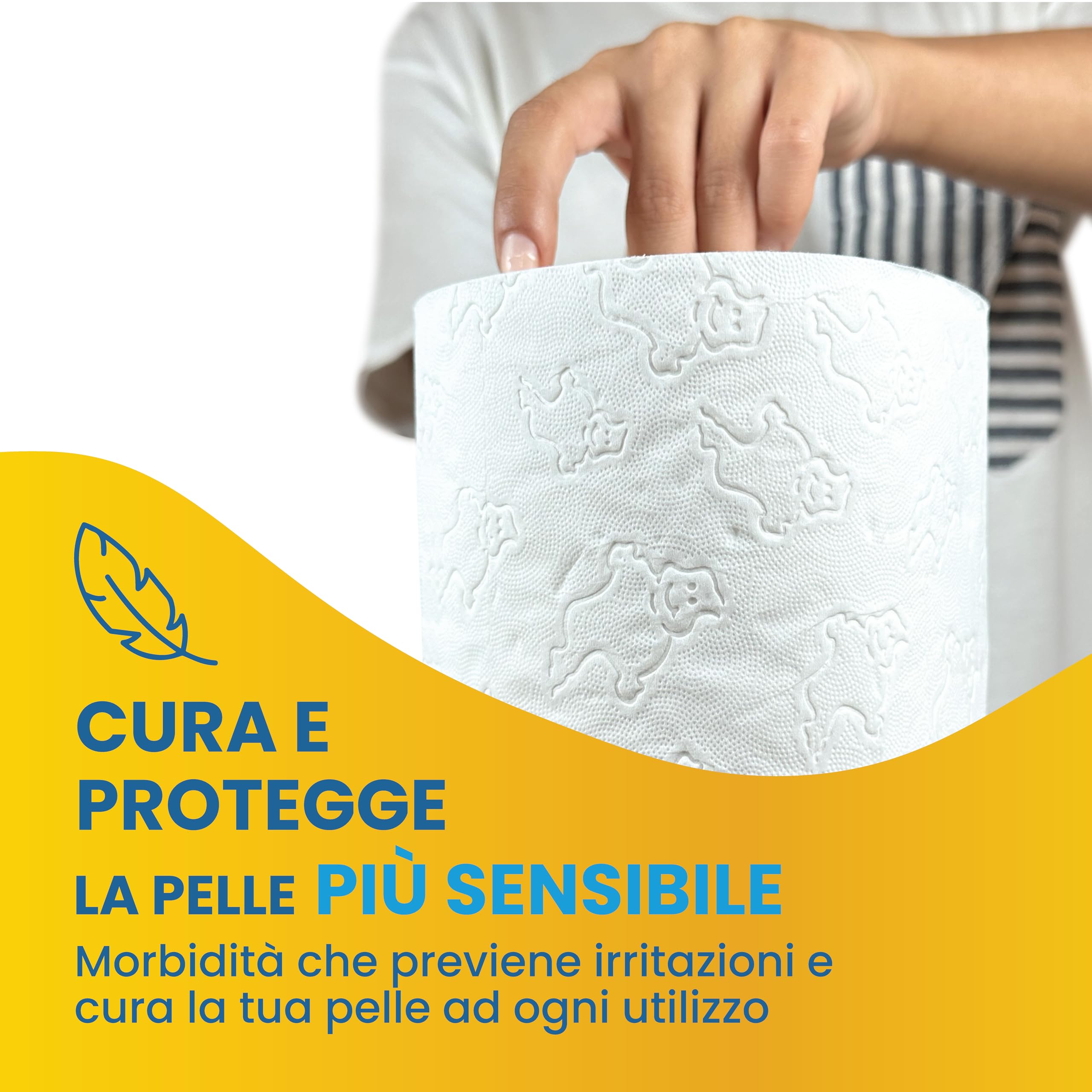 PILBELLES Carta Igienica Extra Morbida - 108 Rotoli - 2 Veli, Oltre 160 Fogli per Rotolo, Senza Profumo, 100% Cellulosa Certificata Ecolabel
