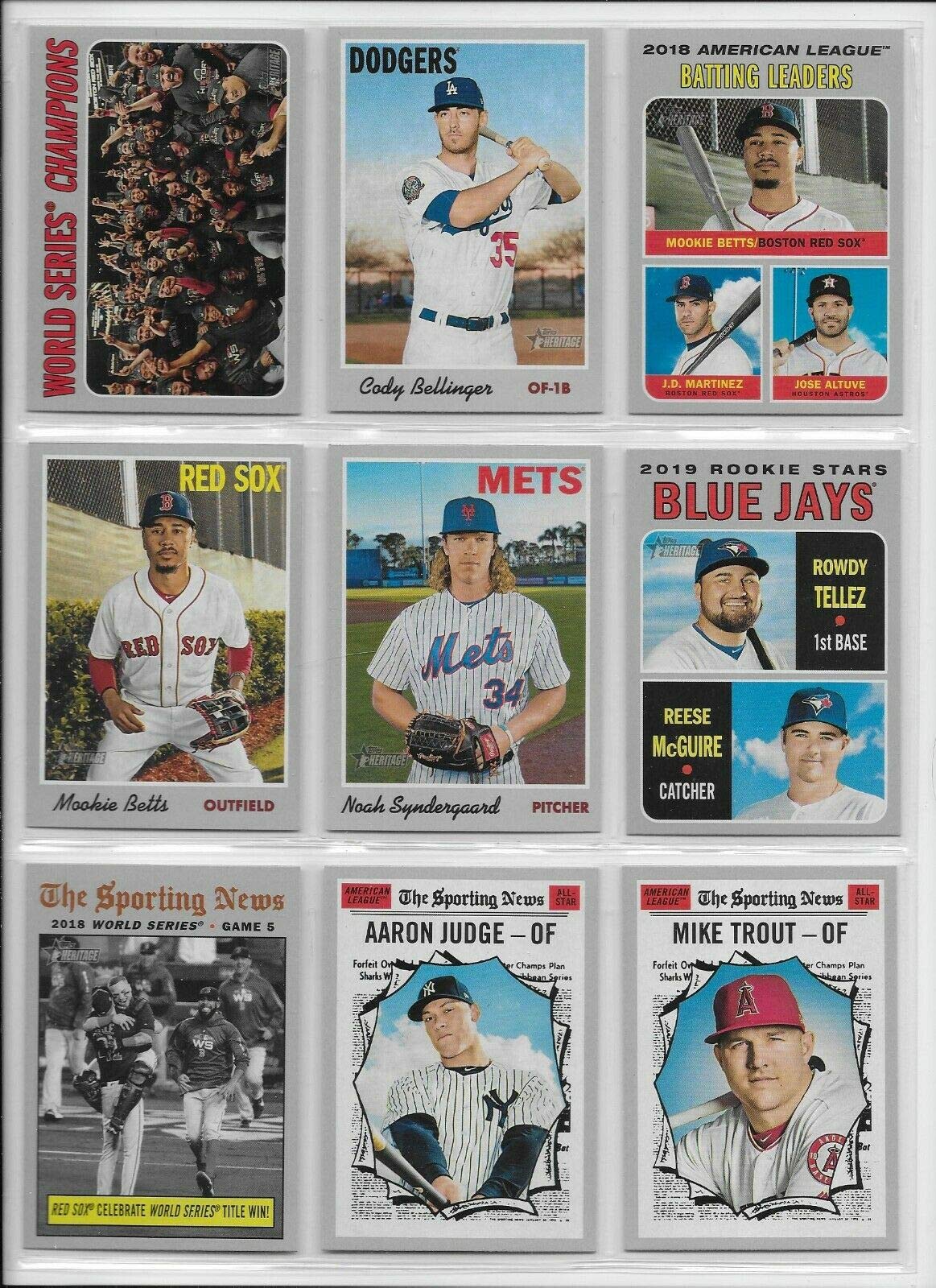 Amazon.com: 2019 Topps Heritage MLB Baseball Complete Mint Basic