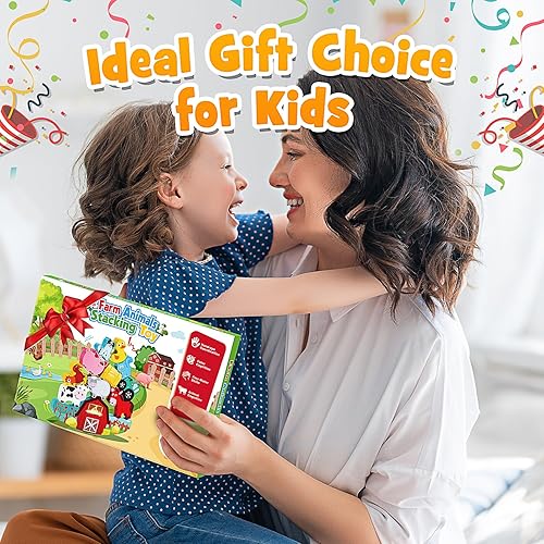 Vista 14 de Juguetes de dinosaurio para niños de 3 a 5: juguetes Montessori apilables de madera para niños de 3, 4, 5, 6, 7 años, juego de competencia