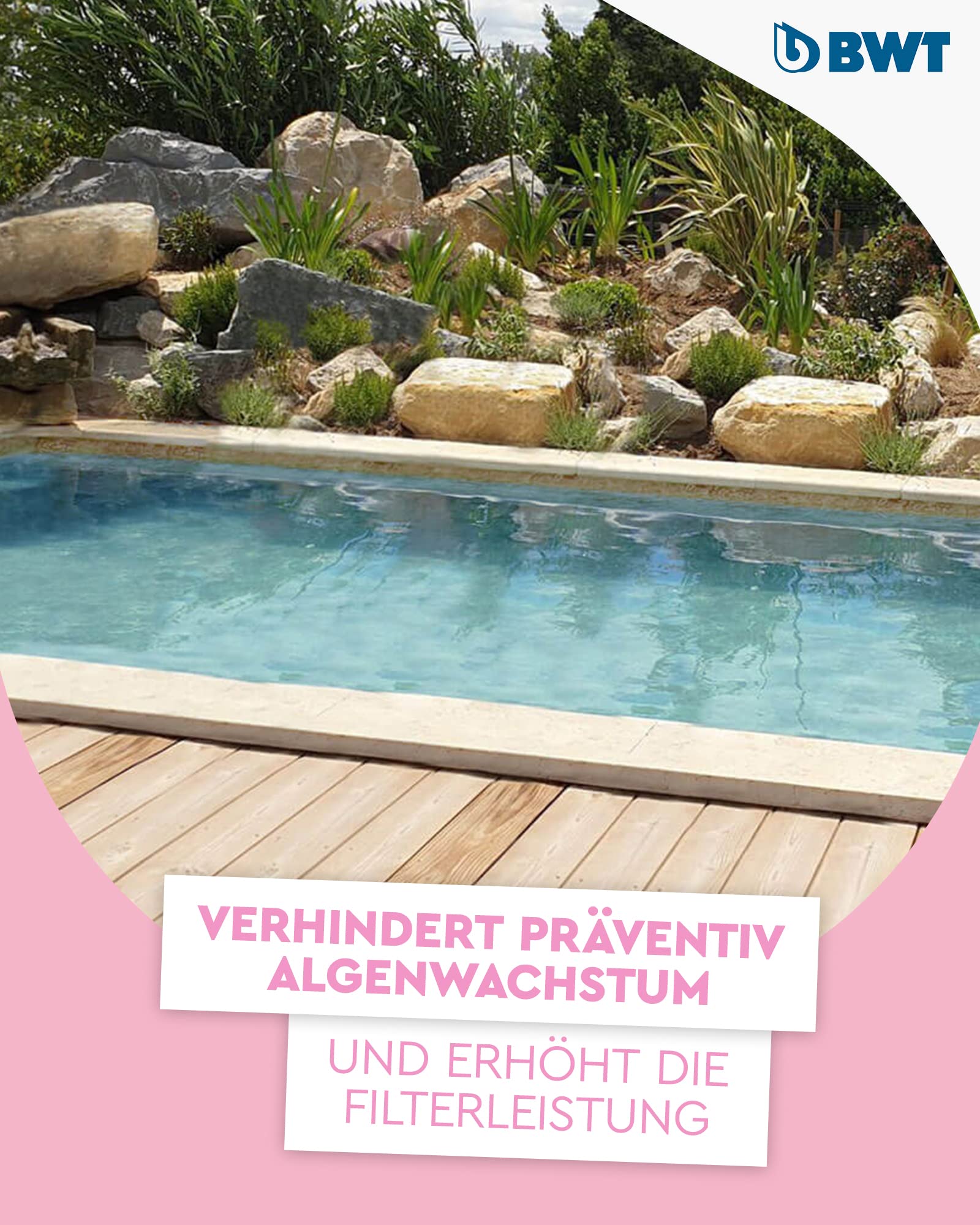 BWT Benamin Ultra Clear Poolpflege Tablette, 5er Pack à 500 g | 4-in-1 Formel, Schockbehandlung, Langzeit-Desinfektion, Algenverhütung & Flockung, Reduzierter Chloreinsatz