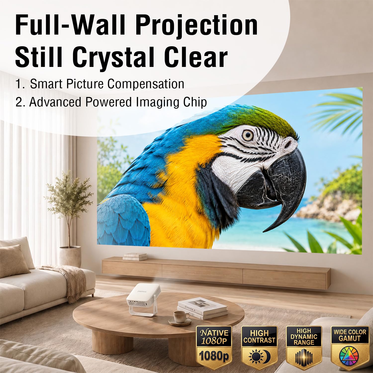 XuanPad Mini Projector - 4K Streaming & WiFi -4 XuanPad Mini Projector - 4K Streaming & WiFi -4