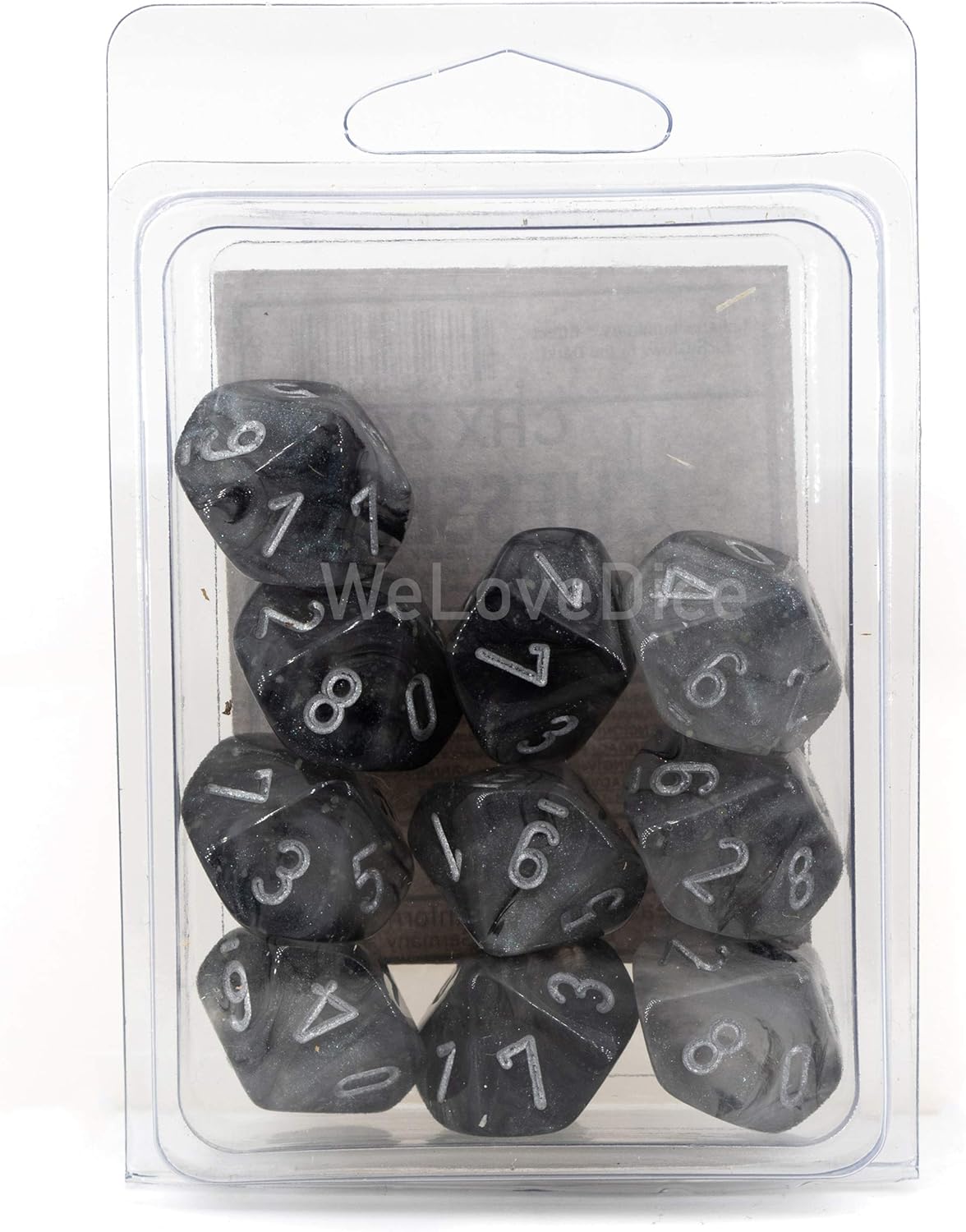 Chessex Borealis Light Smoke Luminary 10 x D10 Set [CHX27378]