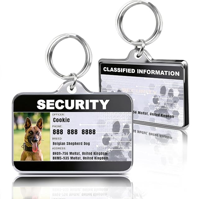 Personalizada Etiquetas de Identificación para Mascotas