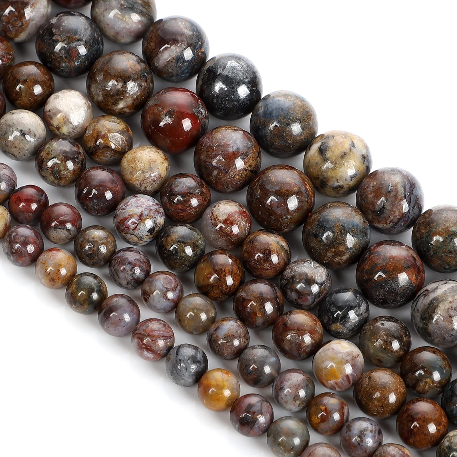 Kit Perline In Pietre Naturali Topwon, 750 Pezzi Di Cristalli Irregolari Per Creazione Gioielli Fai Da Te, Con Filo E Scatola