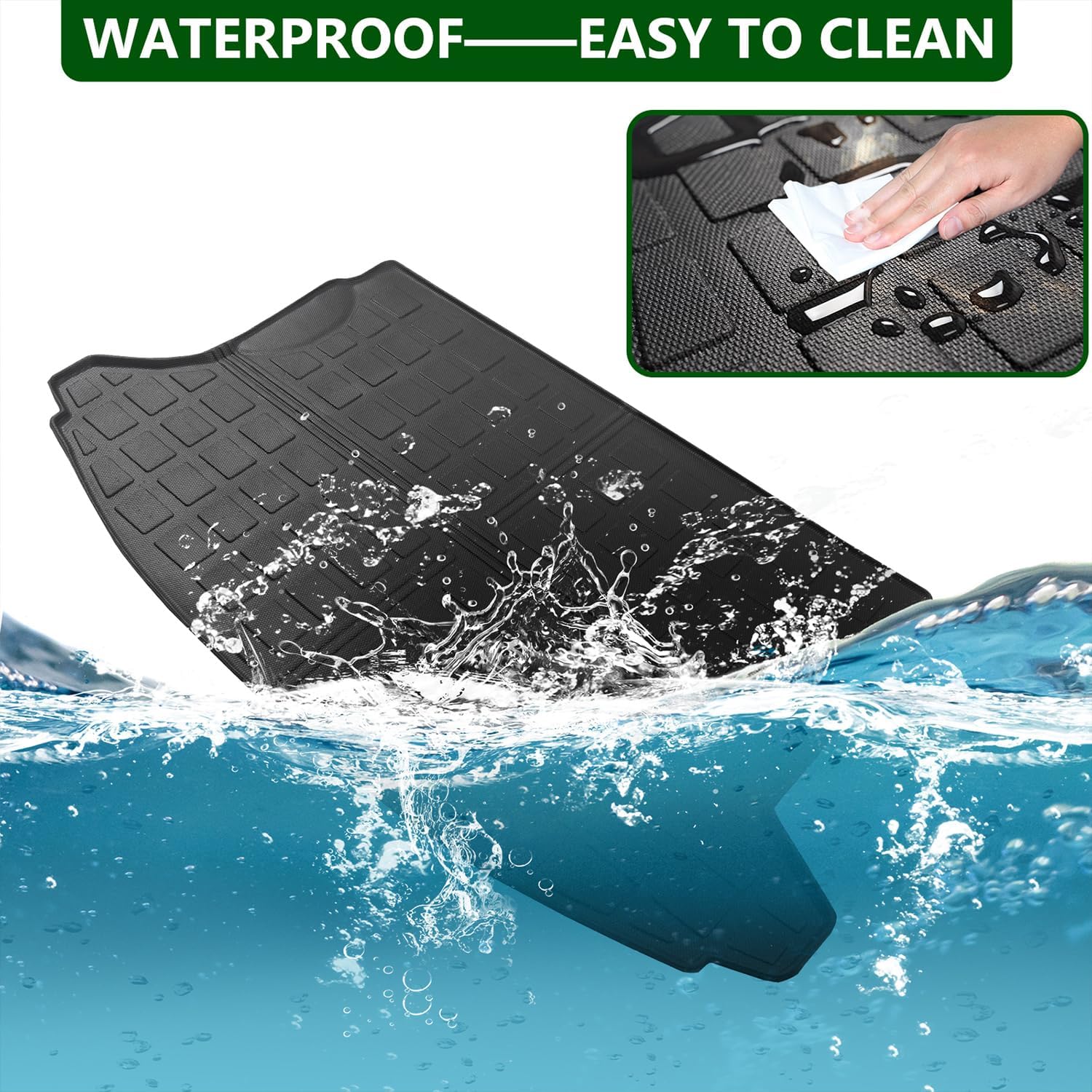 Cargo Mat Compatible with 2018-2023 Subaru Crosstrek XV Impreza Hatchback Cargo Liner Backrest Trunk Mat Trunk Liner Replacement for 2018-2023 Subaru Crosstrek Accessories