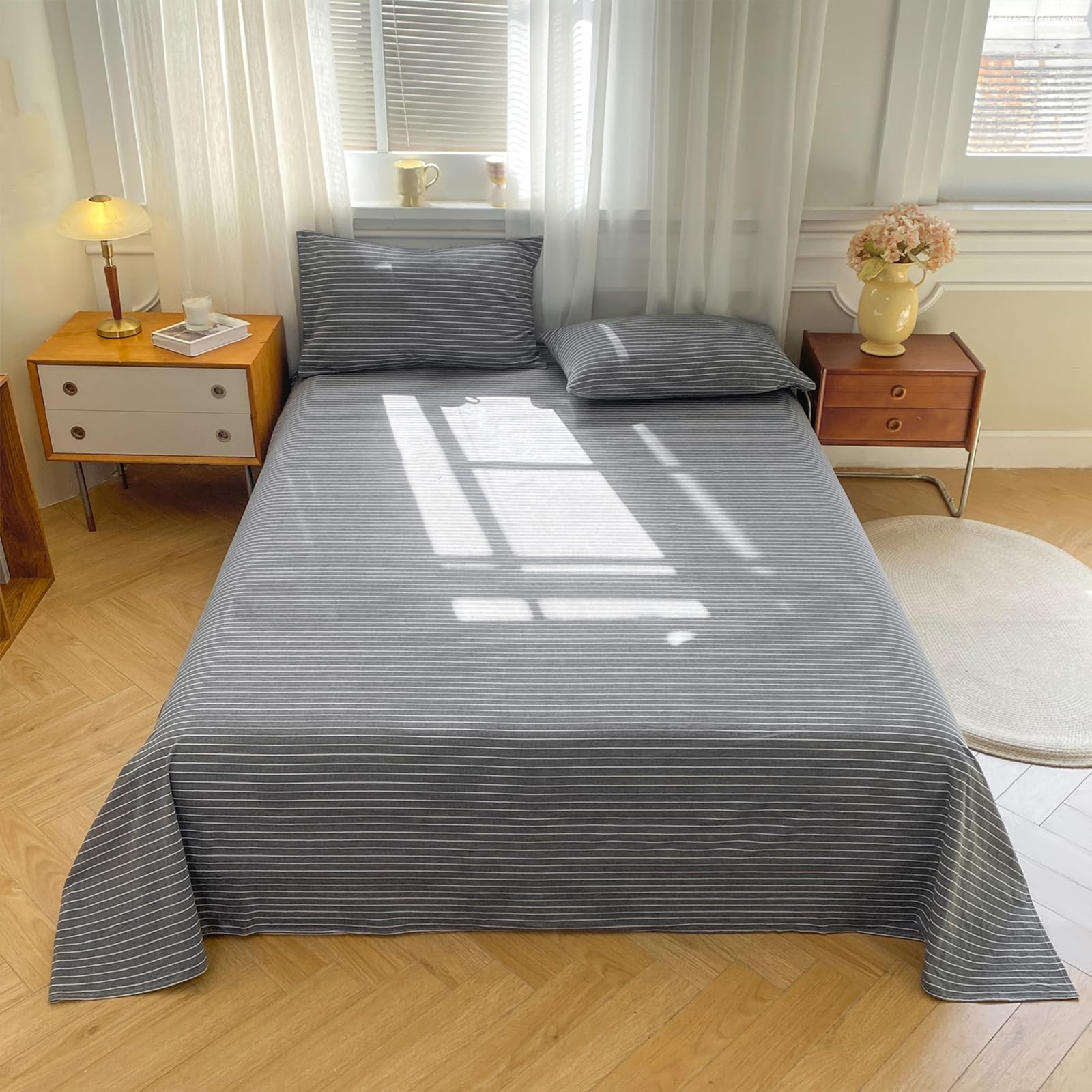 Bettlaken 245x250cm Baumwolle Extra großes Bettlaken
