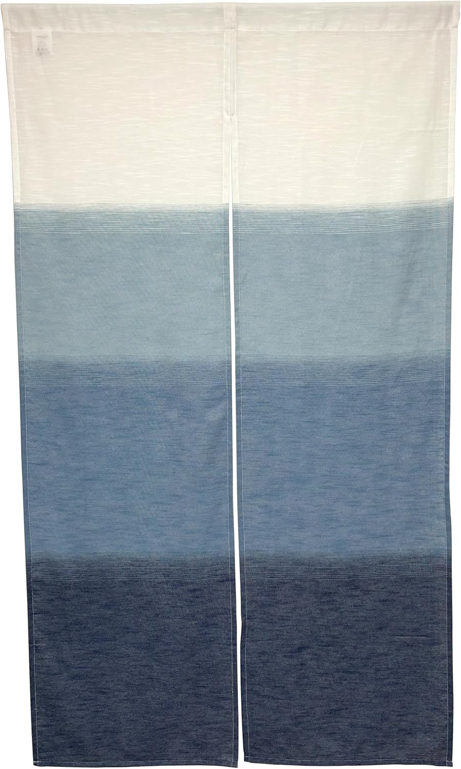 Doorway Curtain (W33.5'xH59') GENSOU Tapestry noren Room Divider (Blue)