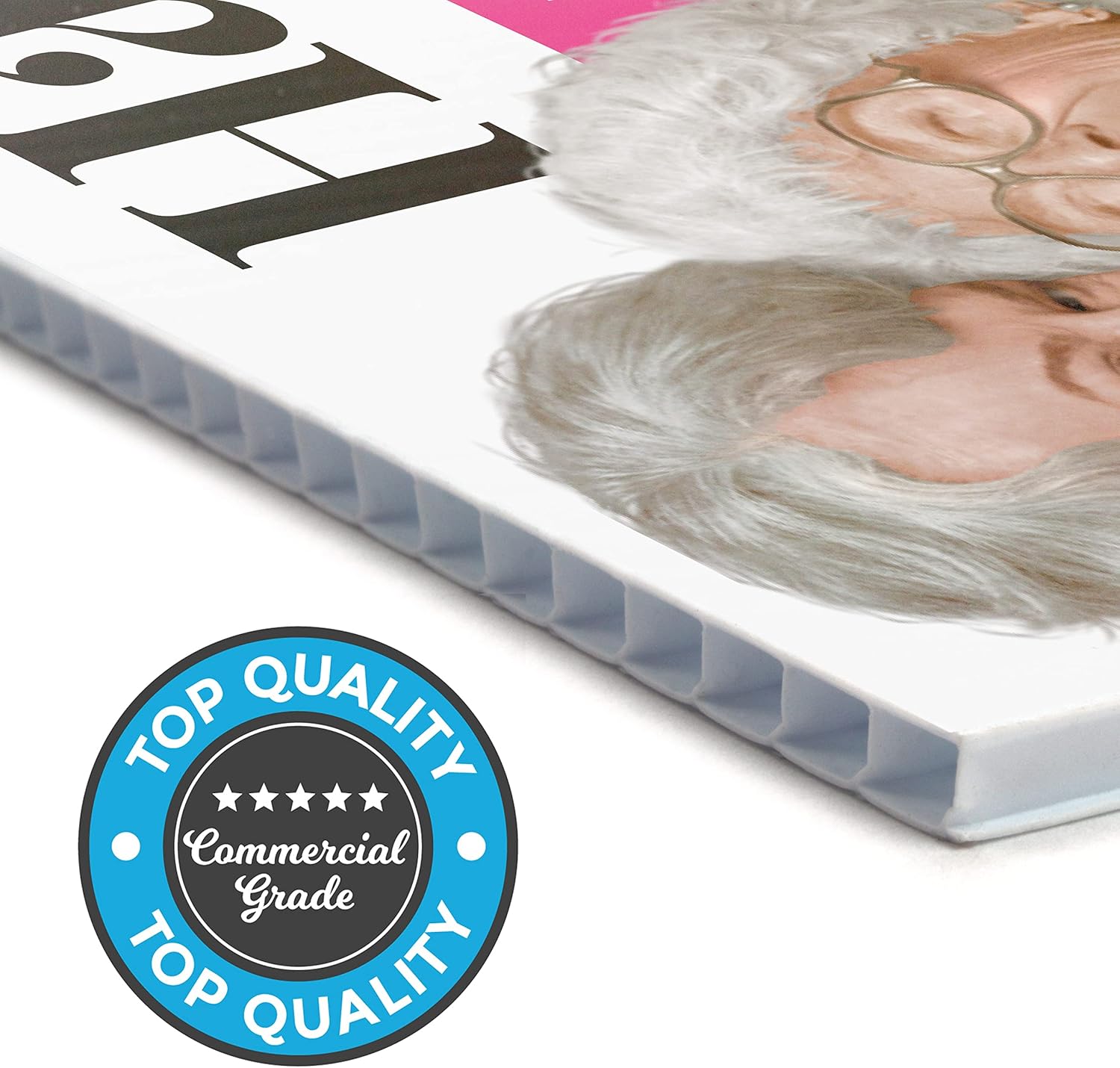 Prime Party Funny Plastic Yard Signs – 15" x 23" Birthday Yard Signs with Stakes for Your Front Lawn Made of Corrugated Plastic - Made in USA (Golden Girls - Happy Mother's Day)