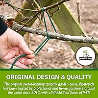 Vista 4 de Cintas de Jardín Suave para Plantas de Interior y Exterior - Cinta de Plantas Fuerte y Elástica de Corte a Medida para Plantas Trepadoras