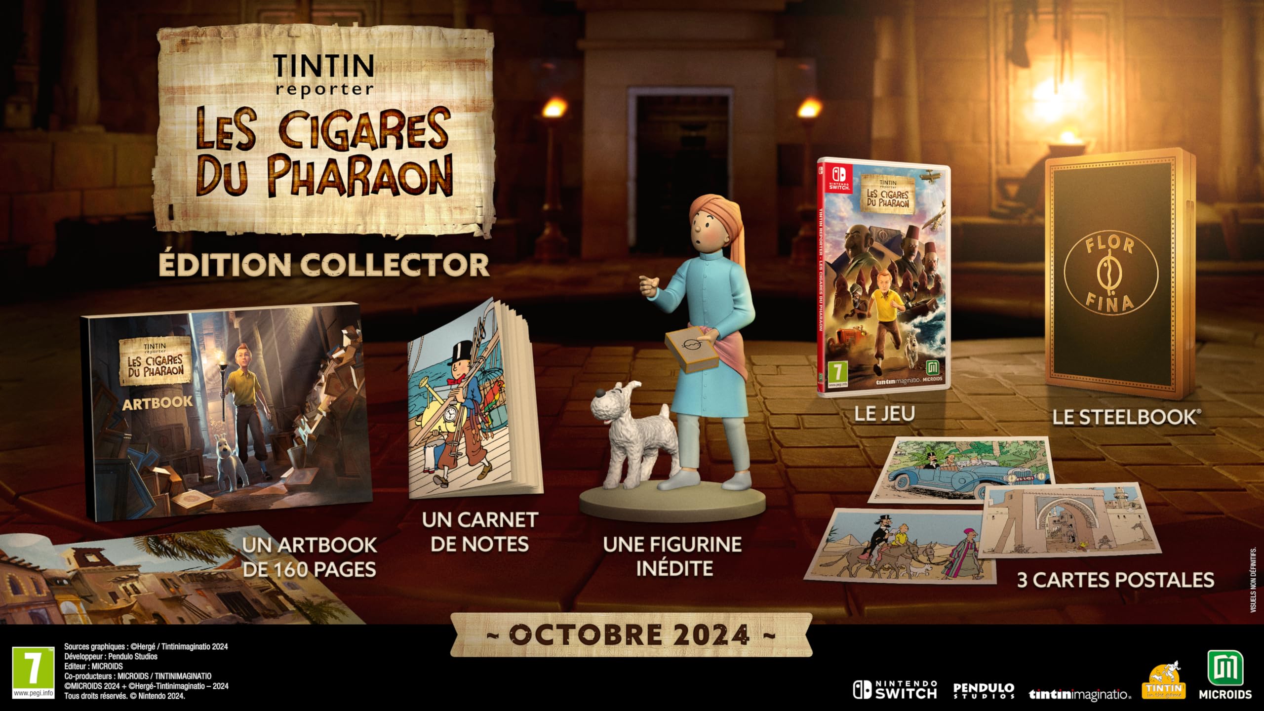 TINTIN REPORTER – LES CIGARES DU PHARAON - Edition Collector Switch