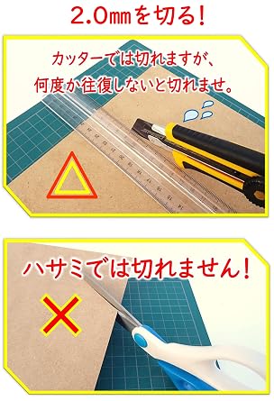 Thin MDF Board A4 2mm Thin Sheet Beautiful Material A4 Size 2mm 5 Sheets with Sandpaper Included