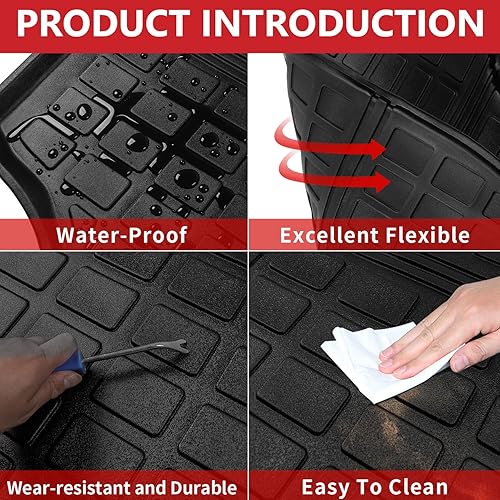 Miniatura 3 de Xipoo Tapete de carga compatible con Toyota RAV4 2013-2018, tapete de carga de material TPE, repuesto para accesorios Toyota RAV4 2013-2018