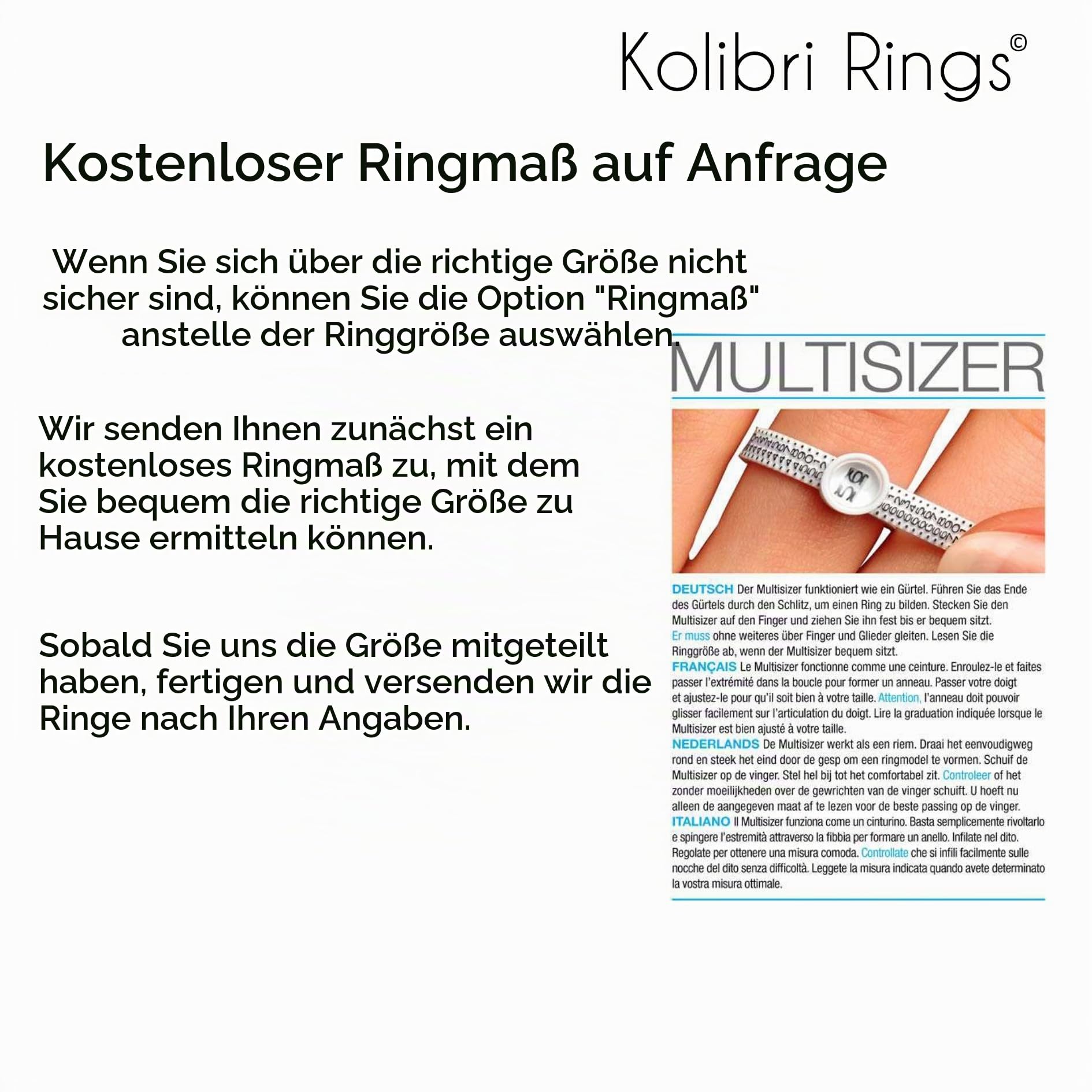 Kolibri Rings 925 Sterling Silber Ring 4mm Partnerring Ehering Freundschaftsring Unisex - Inkl. Gratis Gravur und Etui
